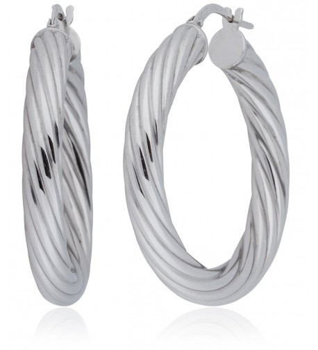 Silverluxe Womens Sterling Twisted Earring