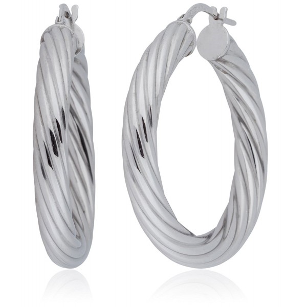 Silverluxe Womens Sterling Twisted Earring