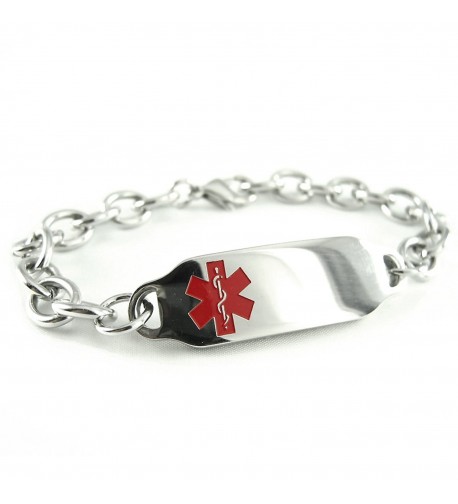 MyIDDr Pre Engraved Customized Patient Bracelet