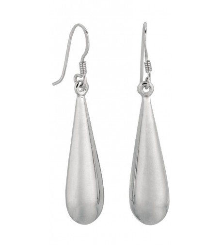 Silver Rhodium Plated Dangle Earrings