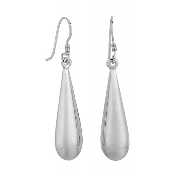 Silver Rhodium Plated Dangle Earrings