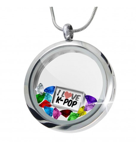 Floating Locket K Pop Crystals Neonblond