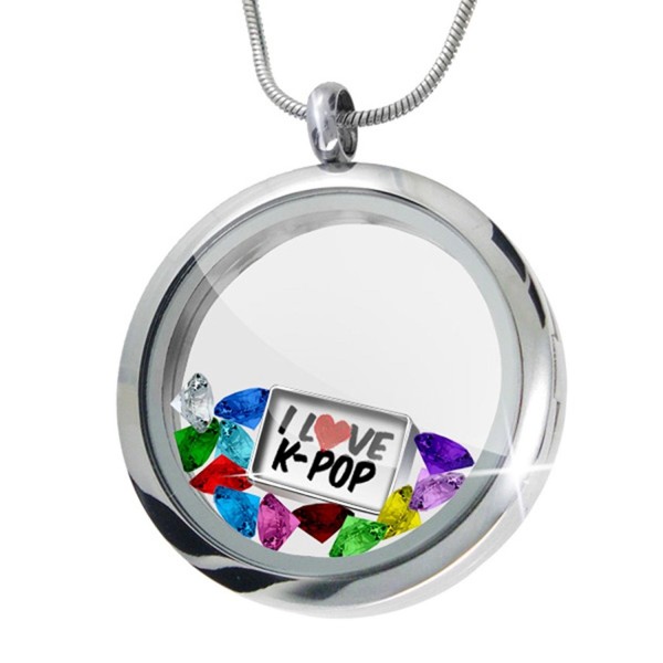 Floating Locket K Pop Crystals Neonblond