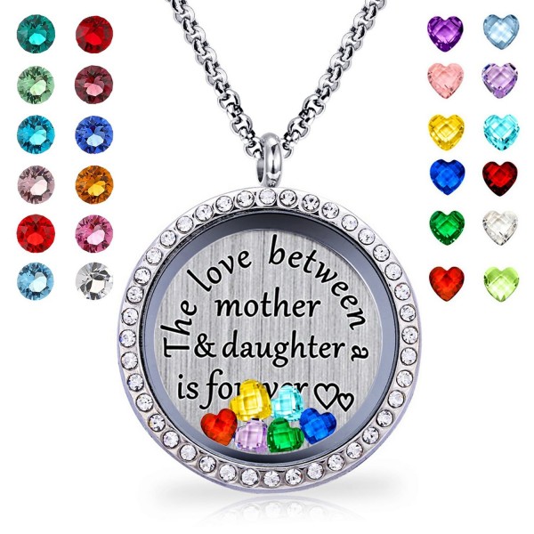 Floating Necklace Daughter Birthstone birthstone