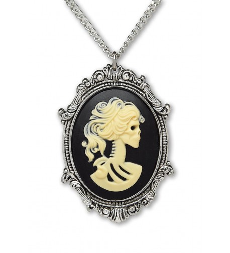 Gothic Lolita Pewter Pendant Necklace