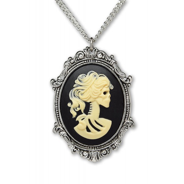 Gothic Lolita Pewter Pendant Necklace