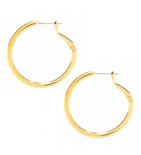 Earrings Premium Jewelry Hypoallergenic yellow gold plated bronze