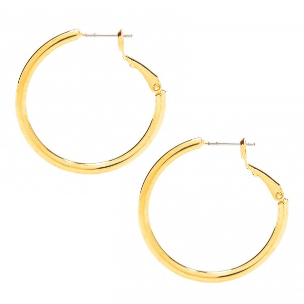 Earrings Premium Jewelry Hypoallergenic yellow gold plated bronze