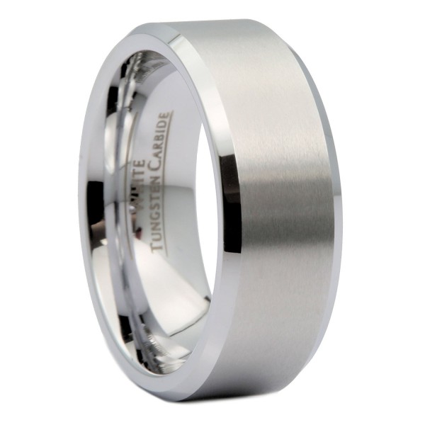 MJ Brushed Tungsten Carbide Polished