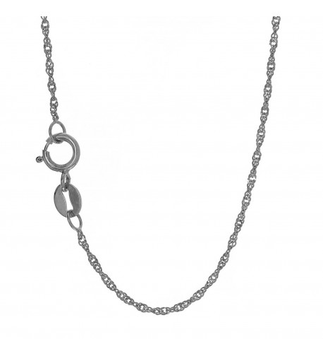 JewelStop Solid Singapore Necklace Spring