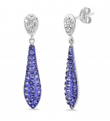 Sterling Crystal Earrings Swarovski Crystals