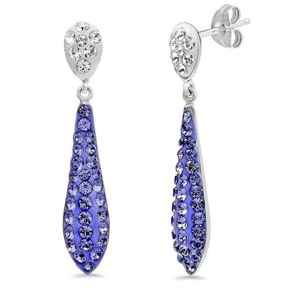 Sterling Crystal Earrings Swarovski Crystals