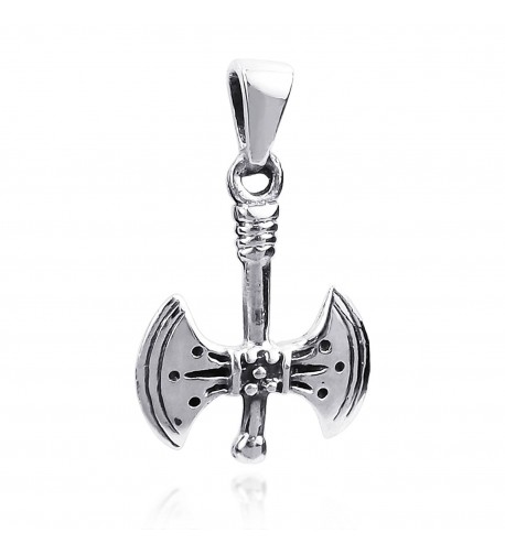 Viking Battle Sterling Silver Pendant