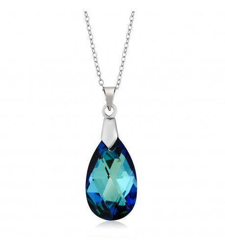 Collection Teardrop Necklace Swarovski Crystals