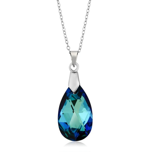 Collection Teardrop Necklace Swarovski Crystals