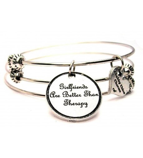 ChubbyChicoCharms Girlfriends Therapy Expandable Bracelet