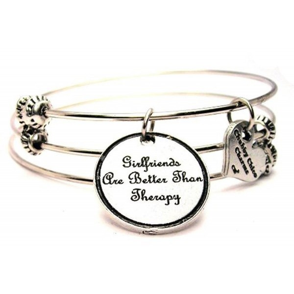 ChubbyChicoCharms Girlfriends Therapy Expandable Bracelet