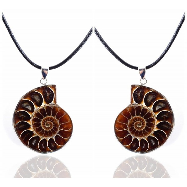 Amandastone Matching Ammonite Gemstone Necklaces