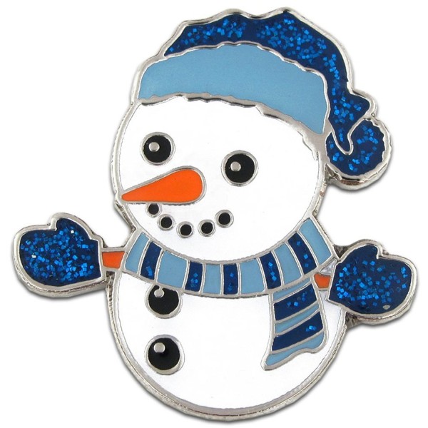 PinMarts Christmas Snowman Holiday Brooch