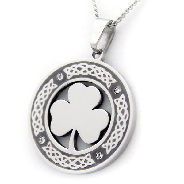 Clover Pendant Necklace Zirconium Jewelry