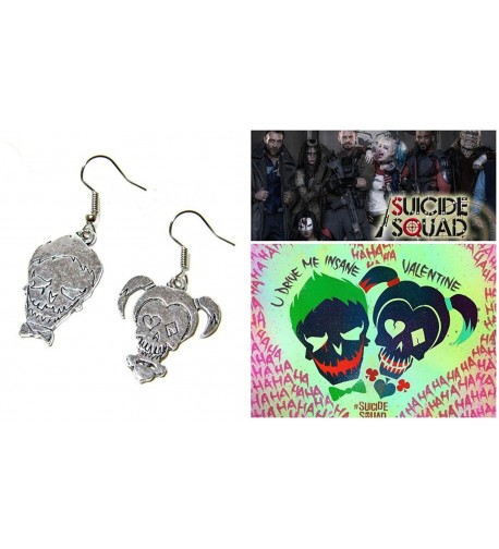 Comics Suicide Harley Earrings Athena