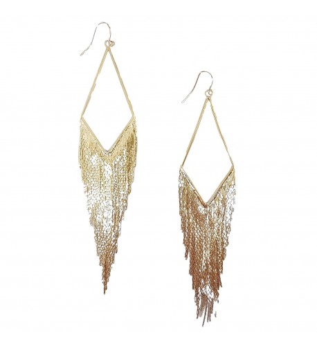 Mina Cascading Fringe Shoulder Earring