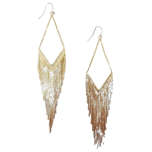 Mina Cascading Fringe Shoulder Earring