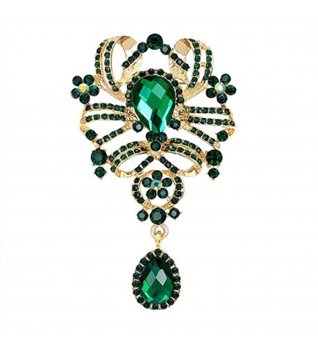 SANWOOD Rhinestone Pendent Banquet Peacock