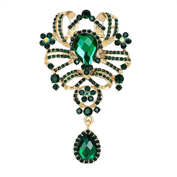 SANWOOD Rhinestone Pendent Banquet Peacock