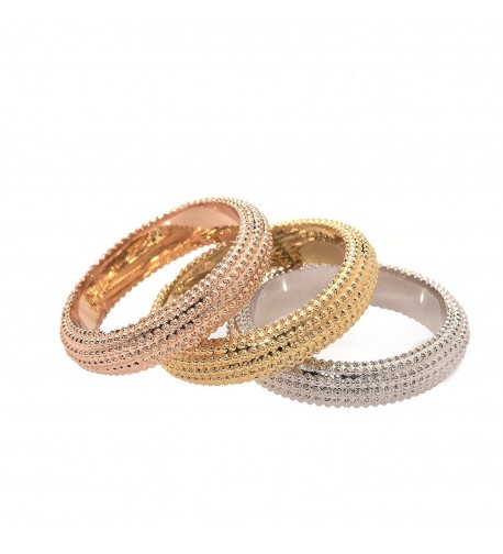 Womens Brushed Gold Plated Piece Stackable