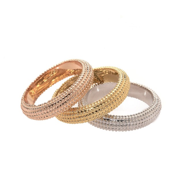 Womens Brushed Gold Plated Piece Stackable