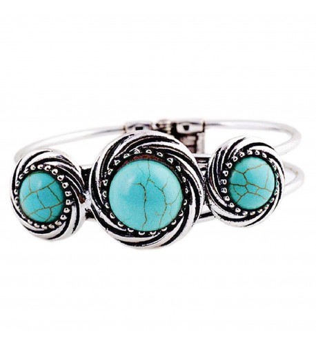 Baishitop Bracelet Imitation Turquoise Bohemian