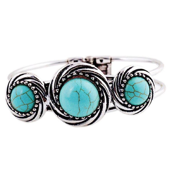 Baishitop Bracelet Imitation Turquoise Bohemian