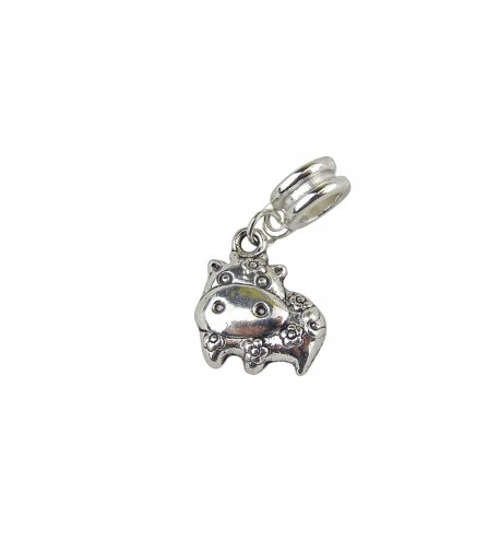 Universal Cute Hippo Hippopotamus Charm