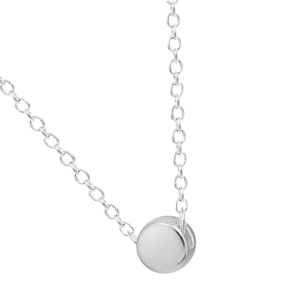Sterling Silver Surface Pendant Necklace Sterling Silver Surface Pendant Necklace