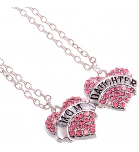 Daughter Crystal Pendant Necklace Mother