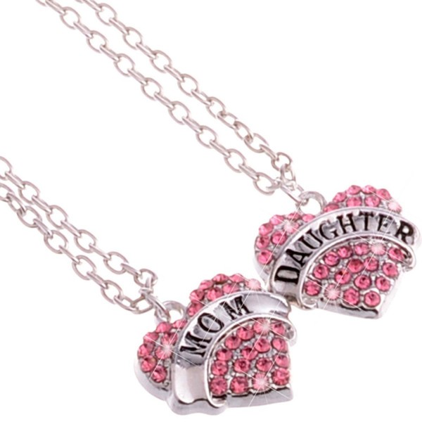 Daughter Crystal Pendant Necklace Mother