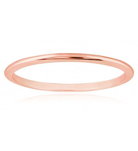 Thin Rose Gold Wedding Band