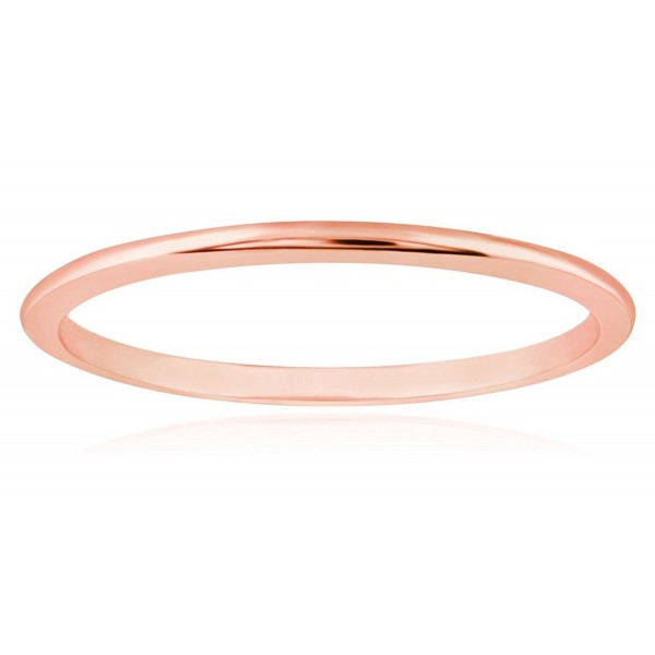 Thin Rose Gold Wedding Band