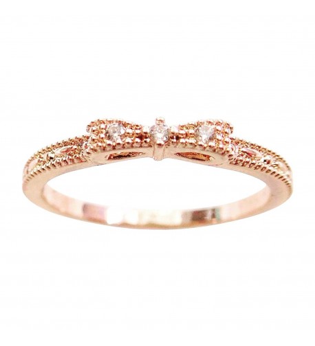 Dainty Delicate Zirconia Crystal Stackable