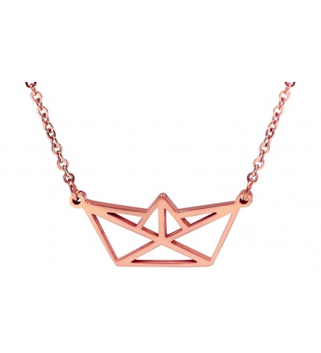 HANFLY necklace Geometric Origami Extender