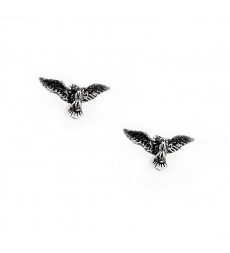 Sterling Silver American Eagle Earrings