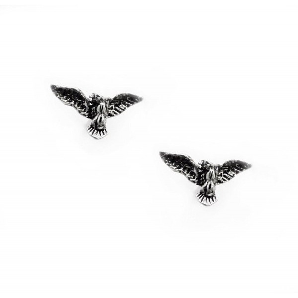 Sterling Silver American Eagle Earrings