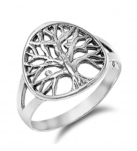 Womens Tree Beautiful Sterling Silver