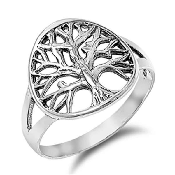 Womens Tree Beautiful Sterling Silver