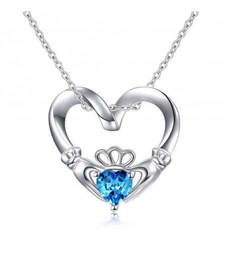 Sterling Claddagh Pendant Necklace claddagh