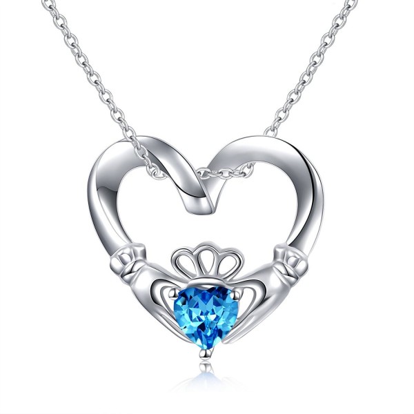 Sterling Claddagh Pendant Necklace claddagh