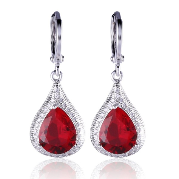 GULICX Rhinestone Elegant leverback Earrings