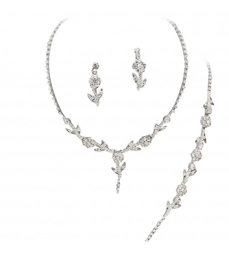 Affordable Crystal BRIDESMAID Necklace Bracelet