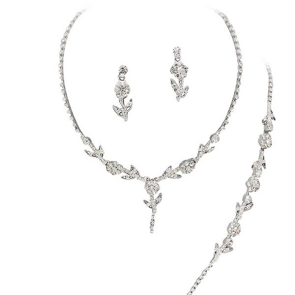 Affordable Crystal BRIDESMAID Necklace Bracelet